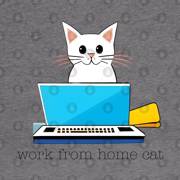 Wfh Cat by geeklyshirts